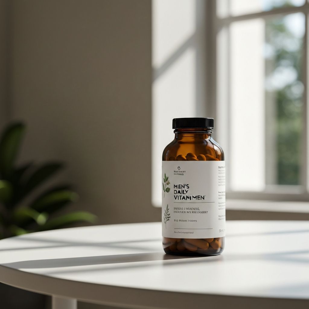 Men's daily vitality supplement