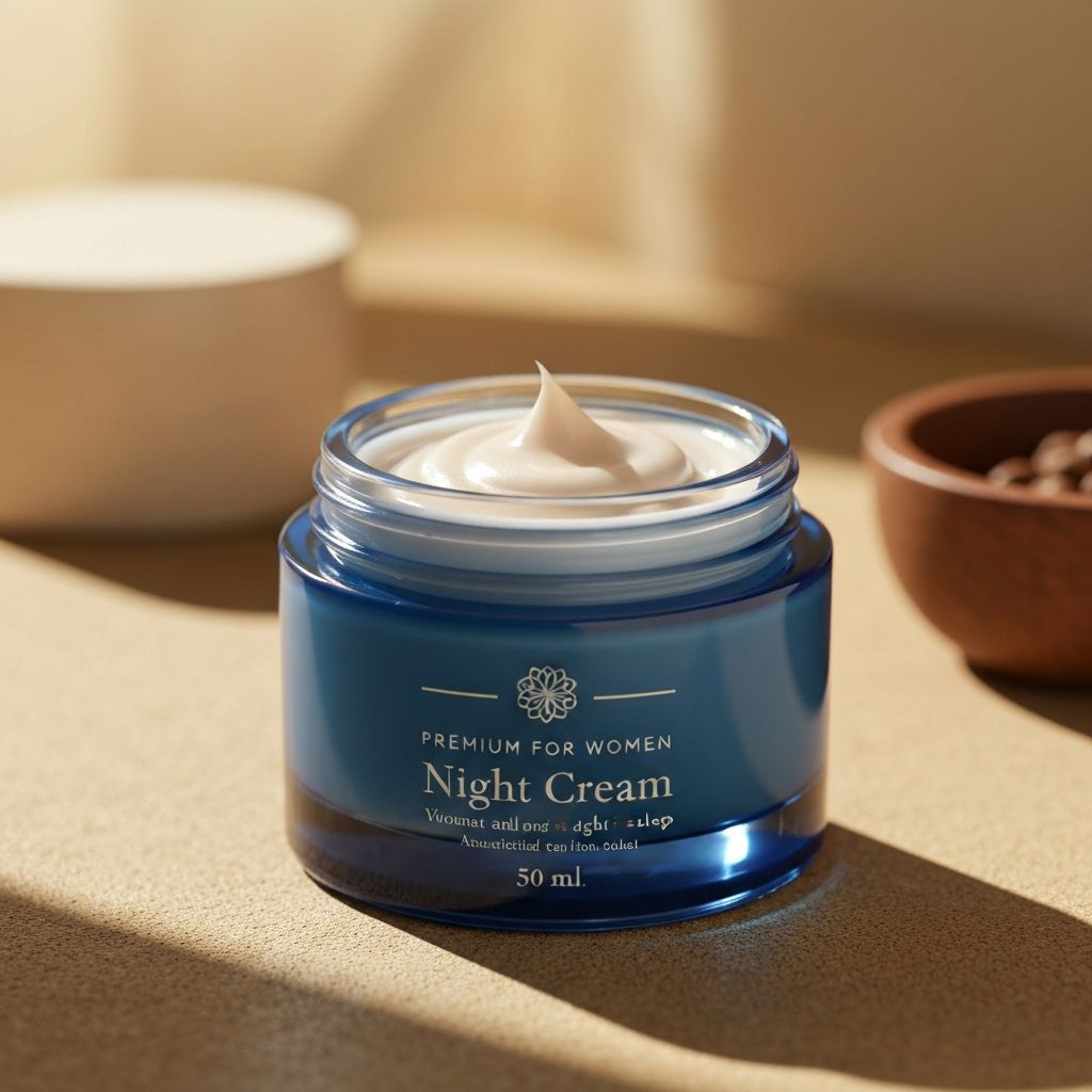 Women's night facial cream